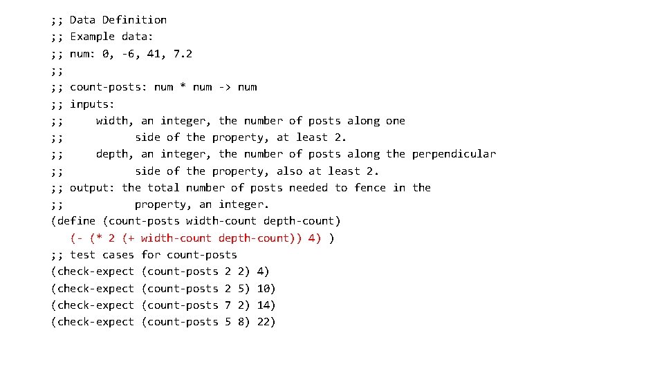; ; Data Definition ; ; Example data: ; ; num: 0, -6, 41, ; ; Data Definition ; ; Example data: ; ; num: 0, -6, 41,