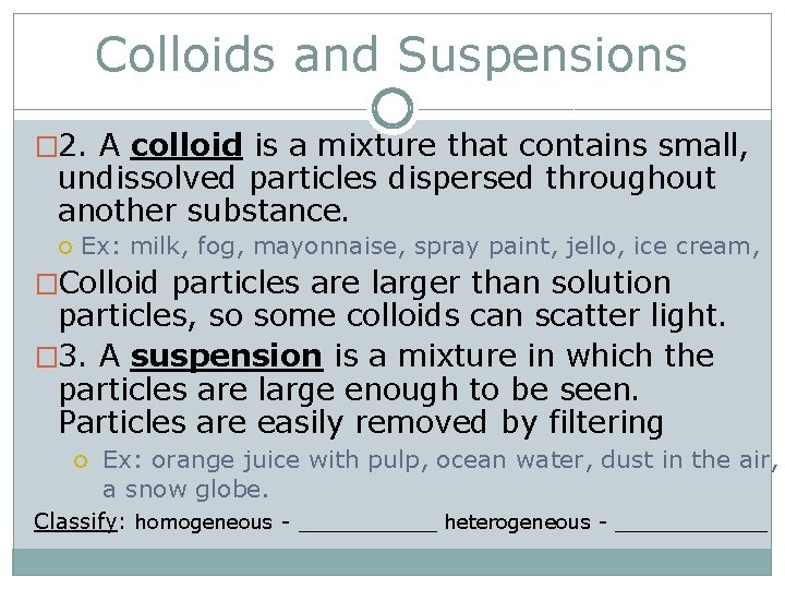 Solutions Solubility and Acids and Bases Three Kinds
