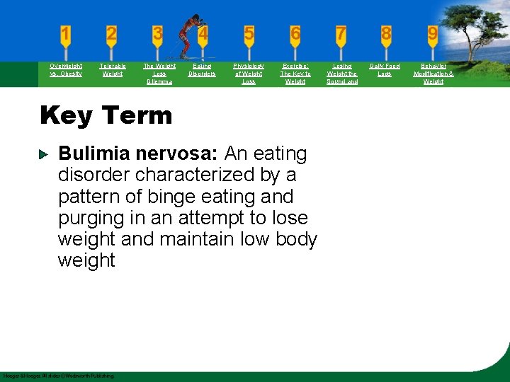 Overweight vs. Obesity Tolerable Weight The Weight Loss Dilemma Key Term Eating Disorders Physiology
