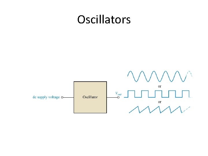 Oscillators 