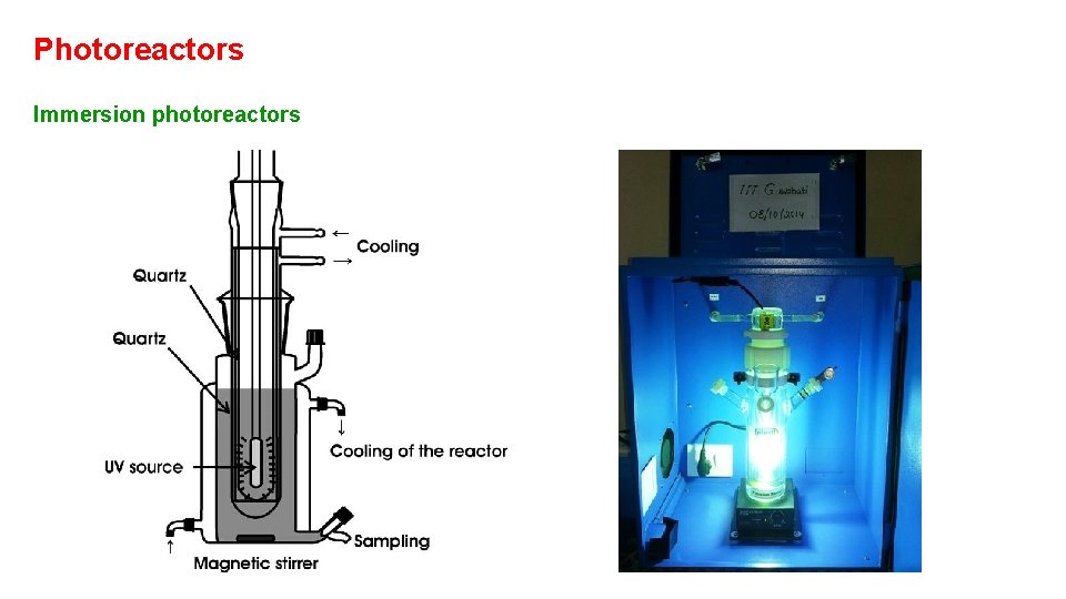 Photoreactors Immersion photoreactors Photoreactors Immersion photoreactors