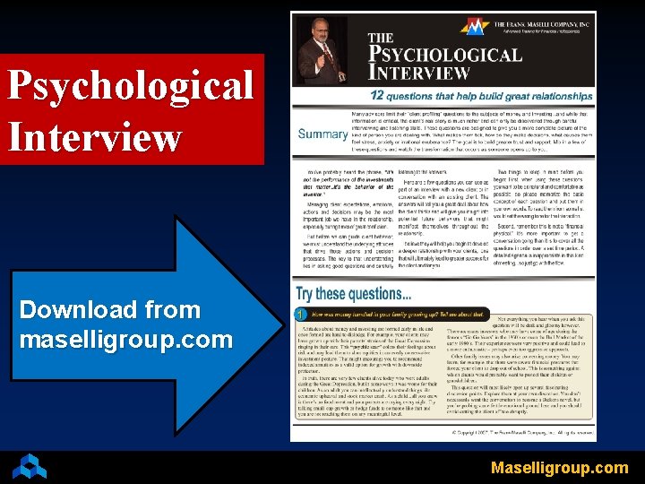 Psychological Interview Download from maselligroup. com Maselligroup. com 