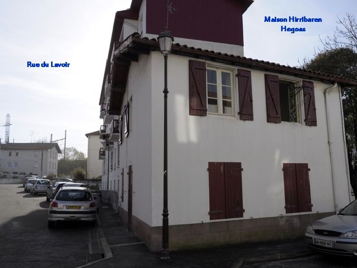 Maison Hirribaren Hegoas Rue du Lavoir 