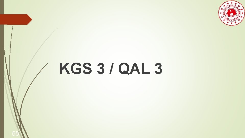 KGS 3 / QAL 3 55 