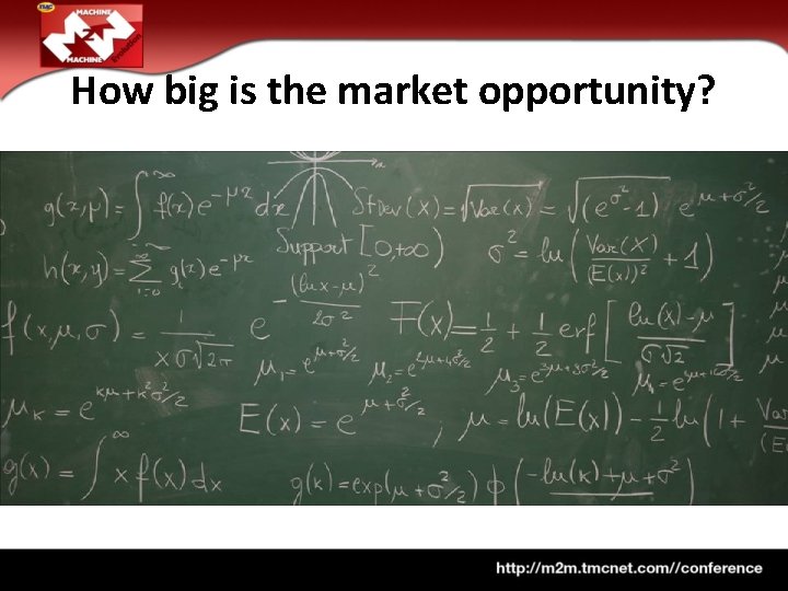 How big is the market opportunity? 