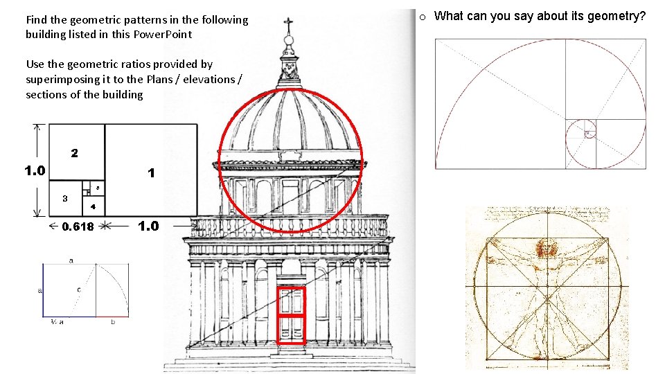 Find the geometric patterns in the following building listed in this Power. Point Use