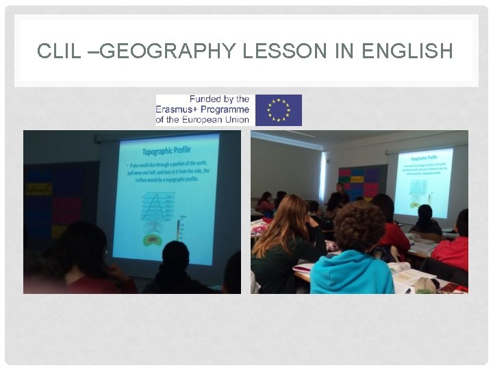 CLIL –GEOGRAPHY LESSON IN ENGLISH 