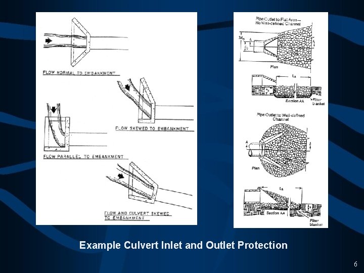 Example Culvert Inlet and Outlet Protection 6 