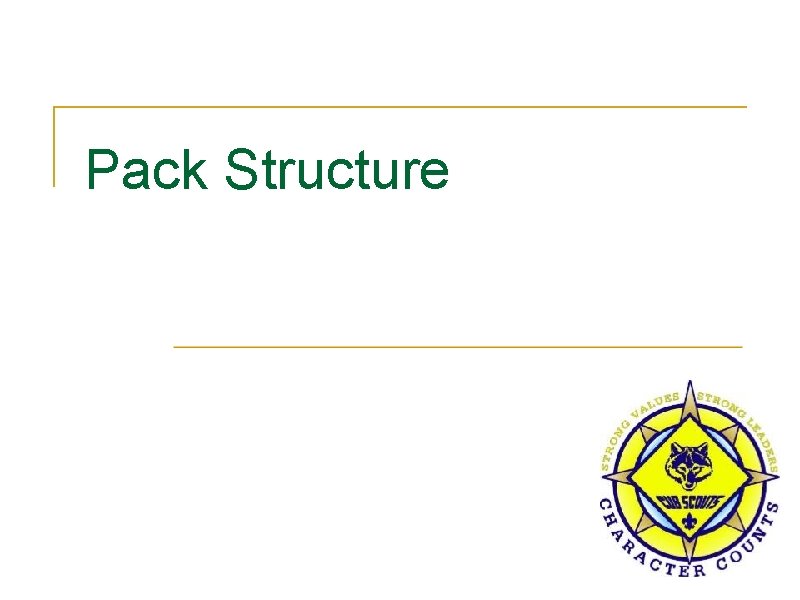 Pack Structure 