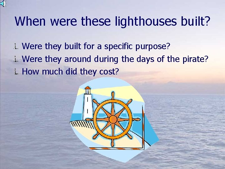 When were these lighthouses built? Were they built for a specific purpose? Were they