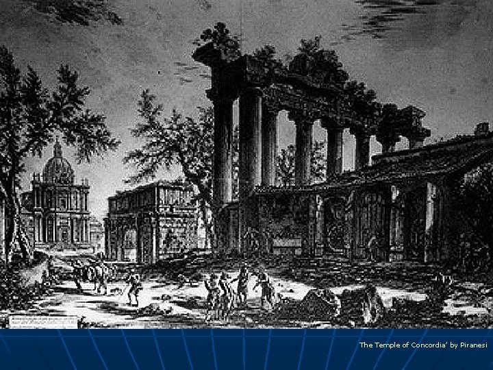 The Temple of Concordia’ by Piranesi 