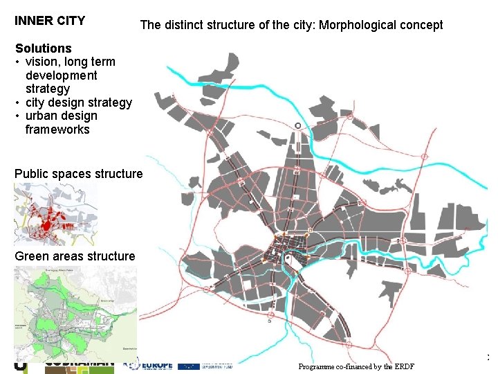 INNER CITY The distinct structure of the city: Morphological concept Solutions • vision, long