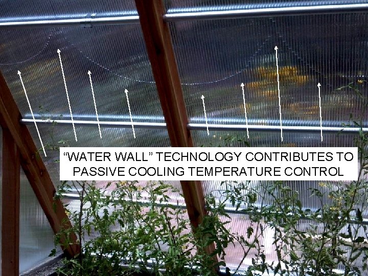 “WATER WALL” TECHNOLOGY CONTRIBUTES TO PASSIVE COOLING TEMPERATURE CONTROL 