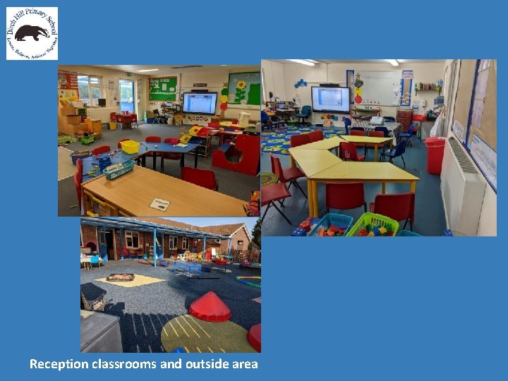 Reception classrooms and outside area 