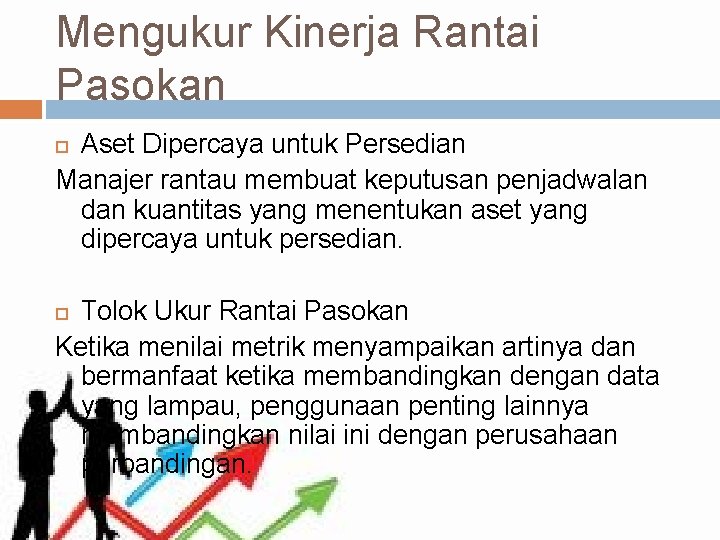 Mengukur Kinerja Rantai Pasokan Aset Dipercaya untuk Persedian Manajer rantau membuat keputusan penjadwalan dan