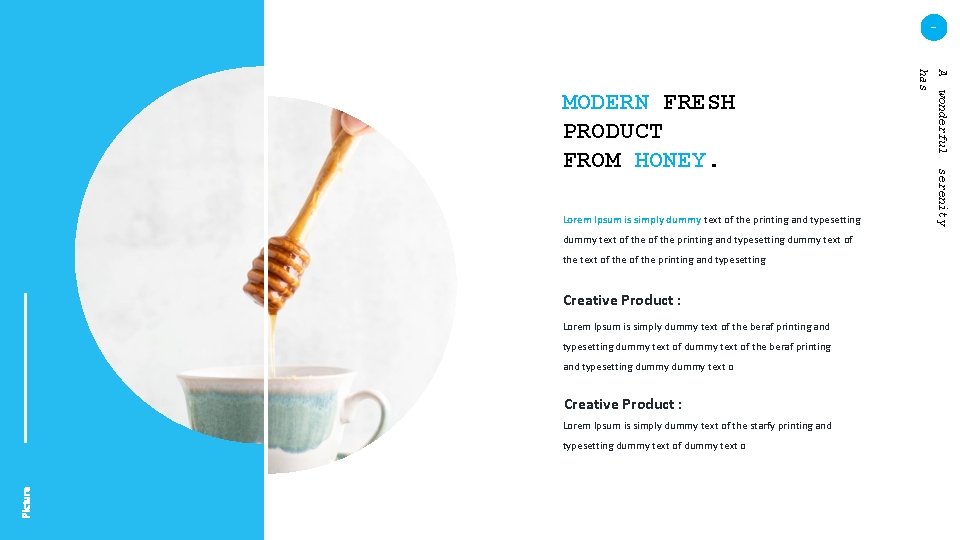 - Creative Product : Lorem Ipsum is simply dummy text of the beraf printing