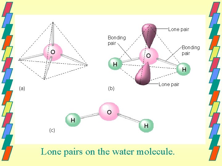 08_143 Lone pair Bonding pair O H (a) H Lone pair (b) O H