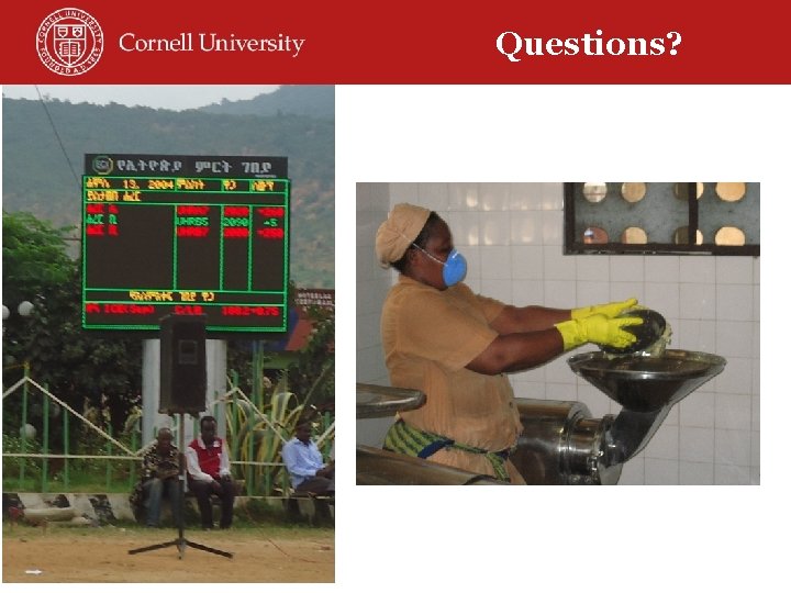 Questions? 