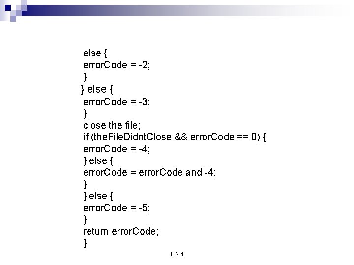 else { error. Code = -2; } } else { error. Code = -3; else { error. Code = -2; } } else { error. Code = -3;