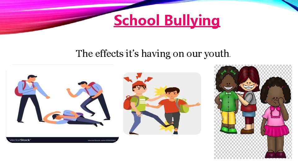 School Bullying The effects it’s having on our youth. 