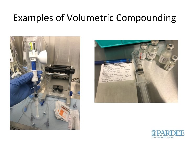 Examples of Volumetric Compounding 