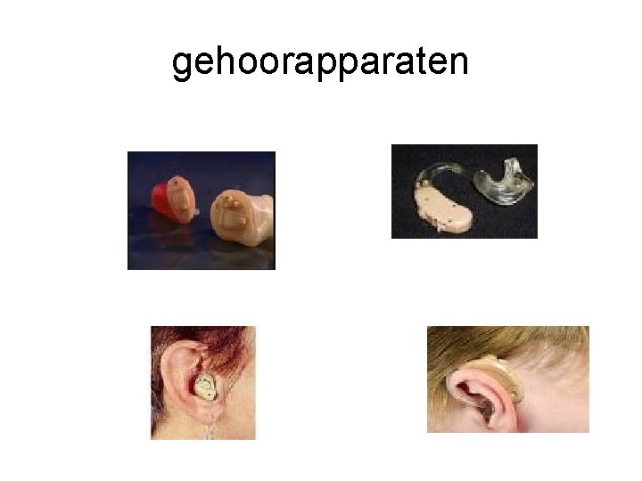 gehoorapparaten 