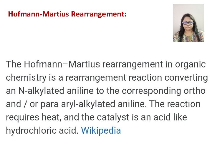 Hofmann-Martius Rearrangement: 