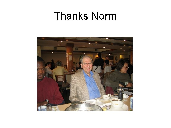 Thanks Norm 