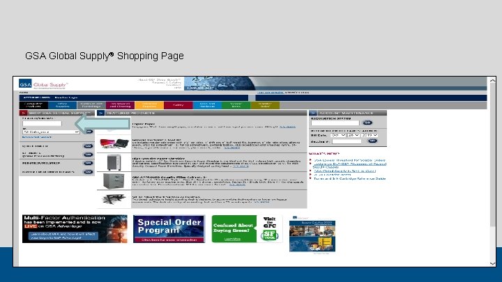 GSA Global Supply® Shopping Page 