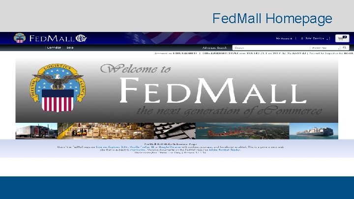 Fed. Mall Homepage 