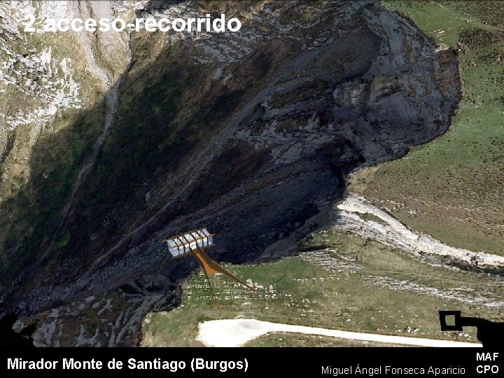 2 acceso-recorrido Mirador Monte de Santiago (Burgos) MAF Miguel Ángel Fonseca Aparicio CPO 