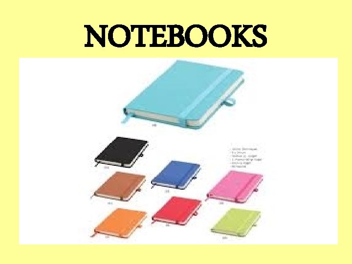 NOTEBOOKS 