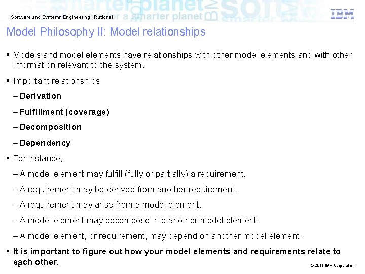 Software and Systems Engineering | Rational Model Philosophy II: Model relationships § Models and