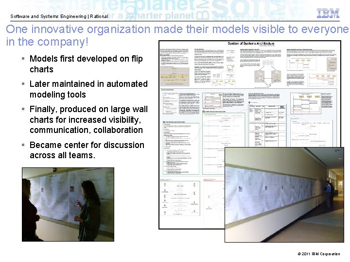 Software and Systems Engineering | Rational One innovative organization made their models visible to