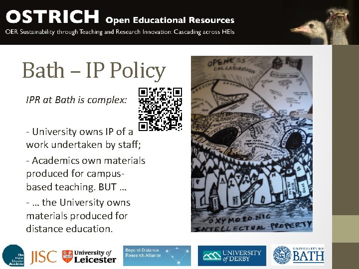 Bath – IP Policy IPR at Bath is complex: - University owns IP of Bath – IP Policy IPR at Bath is complex: - University owns IP of