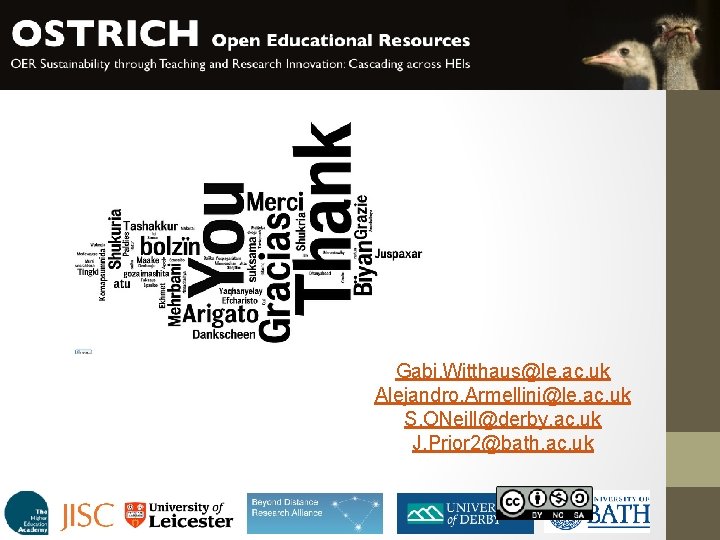 http: //www. flickr. com/photos/wwworks/ Gabi. Witthaus@le. ac. uk Alejandro. Armellini@le. ac. uk S. ONeill@derby. http: //www. flickr. com/photos/wwworks/ Gabi. Witthaus@le. ac. uk Alejandro. Armellini@le. ac. uk S. ONeill@derby.