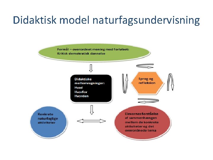 Didaktisk model naturfagsundervisning 