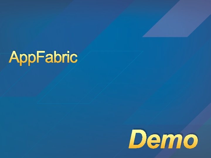 App. Fabric Demo 