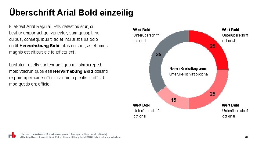 Überschrift Arial Bold einzeilig Fließtext Arial Regular. Rovidelestios etur, qui beatior empor aut qui