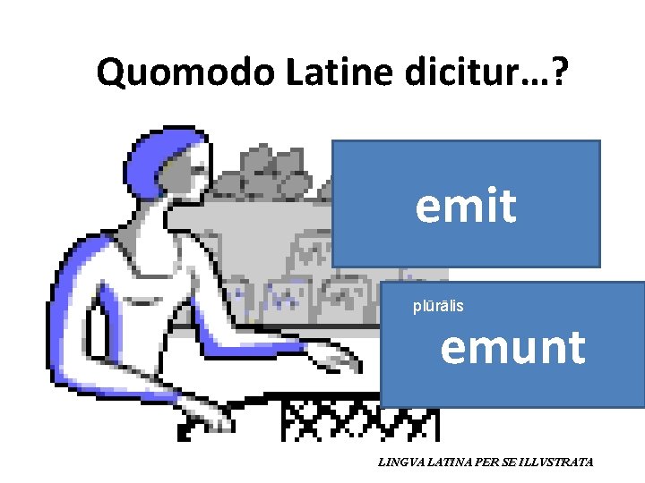 Quomodo Latine dicitur…? emit plūrālis emunt LINGVA LATINA PER SE ILLVSTRATA 