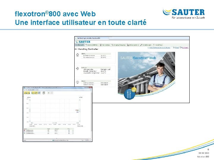 flexotron® 800 avec Web Une interface utilisateur en toute clarté 18 08. 06. 2021