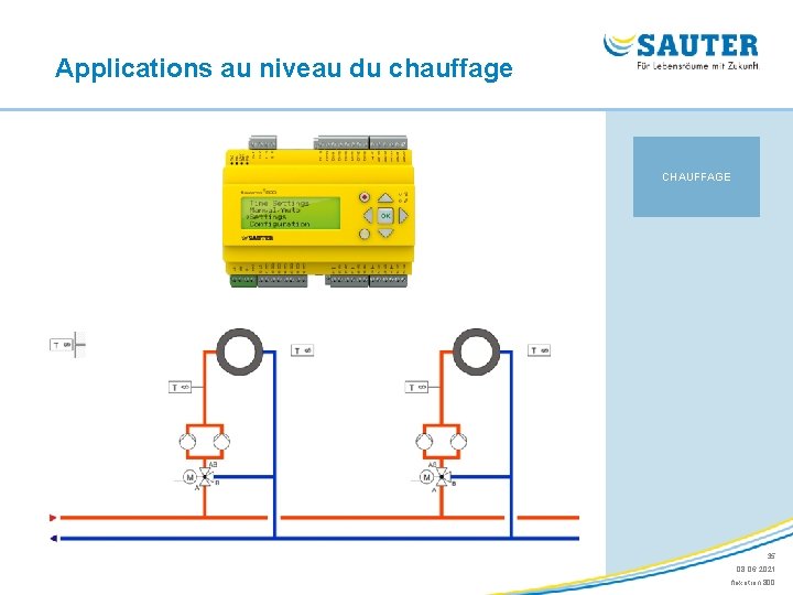 Applications au niveau du chauffage CHAUFFAGE 35 08. 06. 2021 flexotron 800 