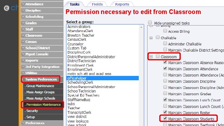 Permission necessary to edit from Classroom 