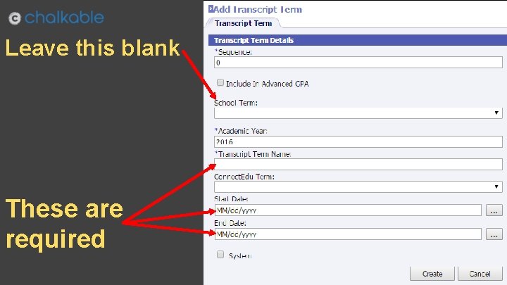 Leave this blank These are required 