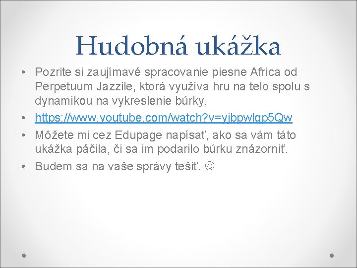 Hudobná ukážka • Pozrite si zaujímavé spracovanie piesne Africa od Perpetuum Jazzile, ktorá využíva