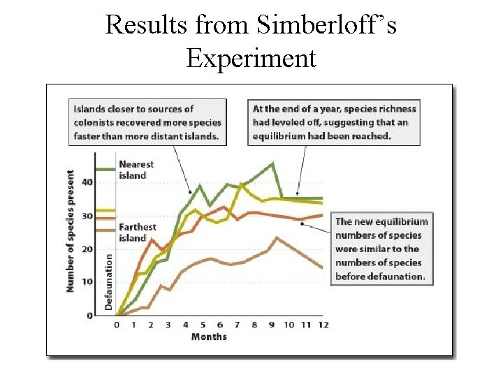 Results from Simberloff’s Experiment 