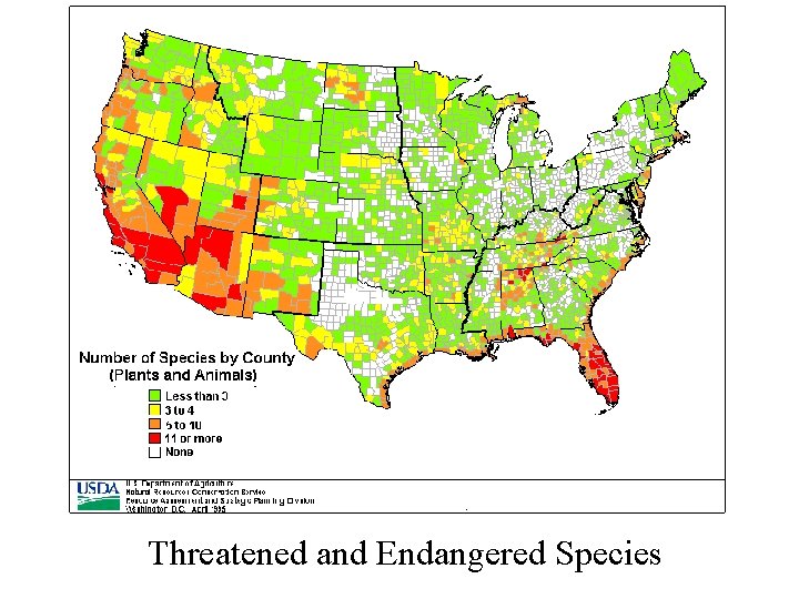 Threatened and Endangered Species 