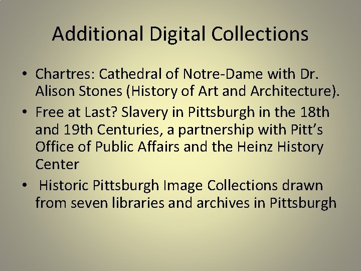 Additional Digital Collections • Chartres: Cathedral of Notre-Dame with Dr. Alison Stones (History of