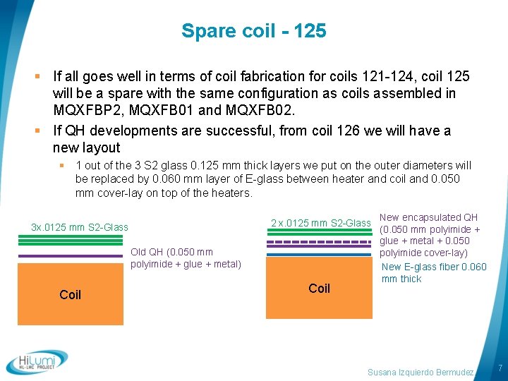 Spare coil - 125 § If all goes well in terms of coil fabrication