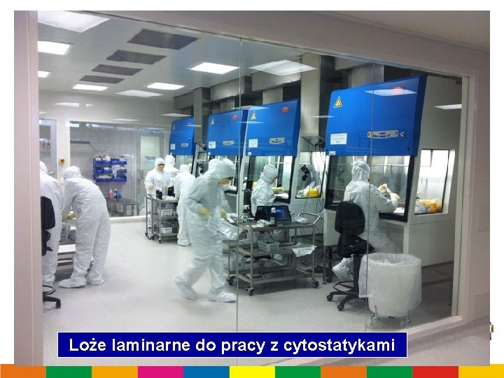 Loże laminarne do pracy z cytostatykami 